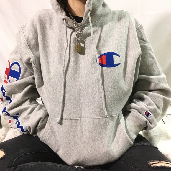 Champion Tops - Champion reverse weave pull over hoodie